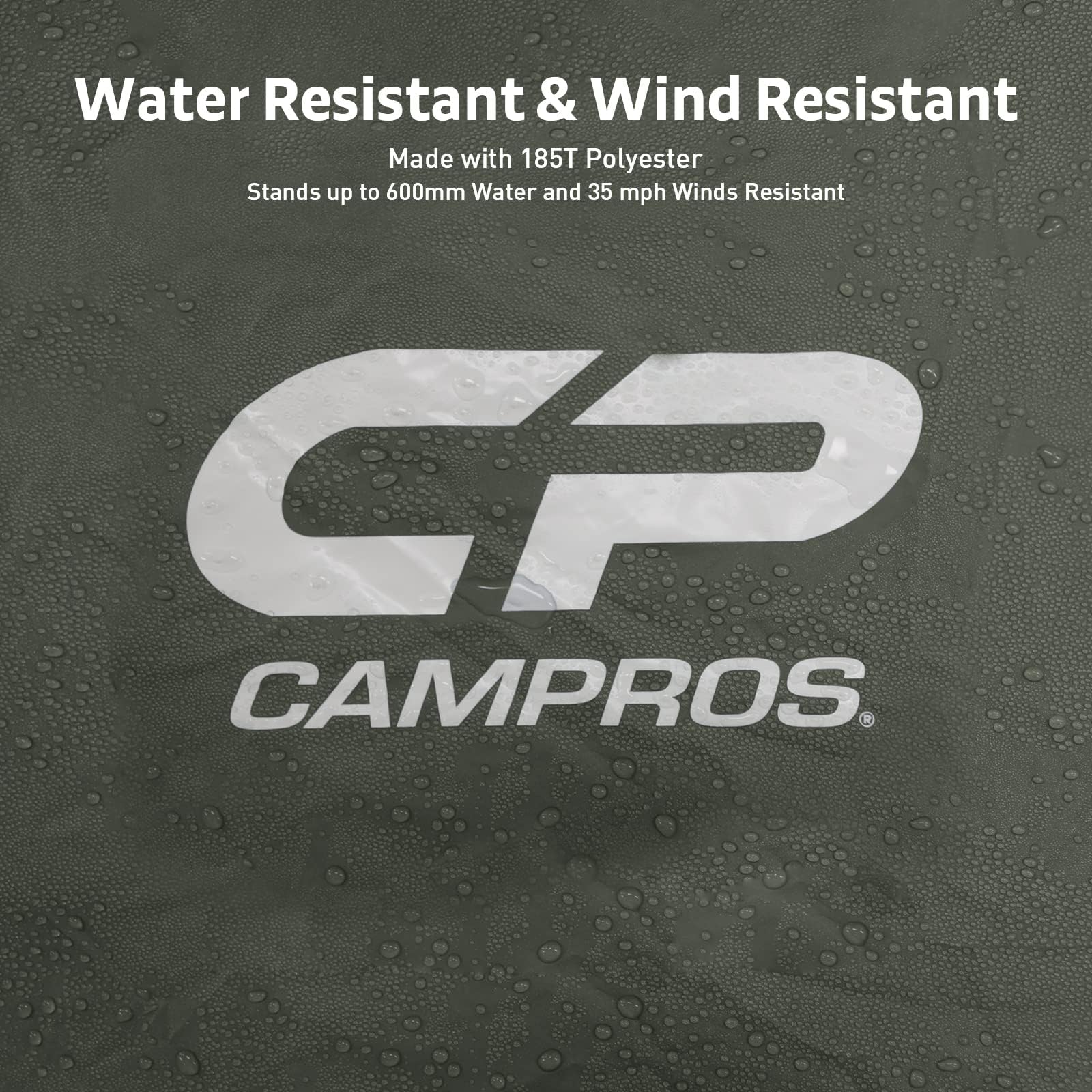 CAMPROS CP 6-person tent carry-bag keeps gear organized for travel.