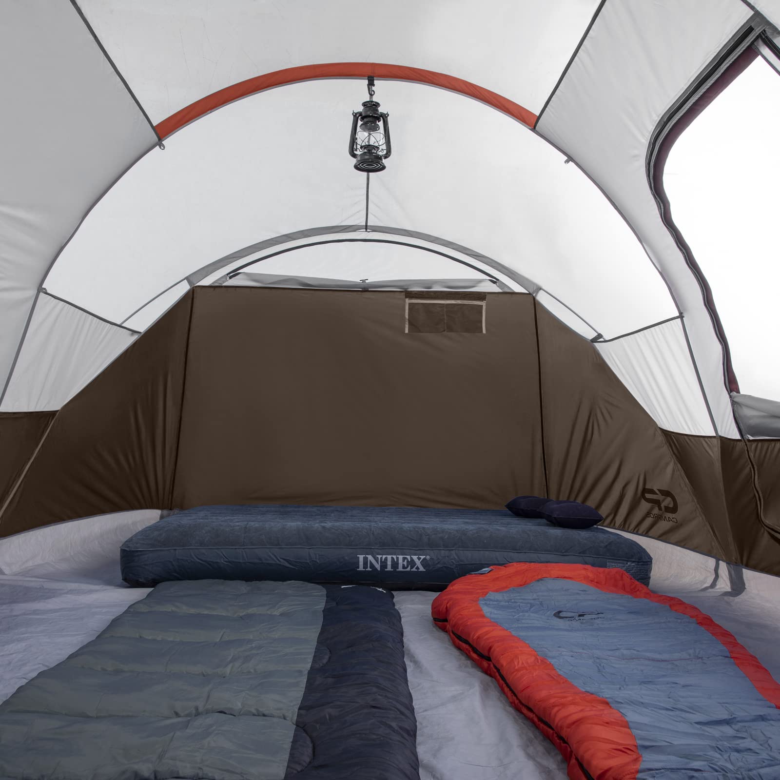 CAMPROS CP rainfly removal reveals night sky views.