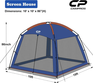 CAMPROS CP mesh wall closeup shows durable 190T polyester and breathable mesh for airflow