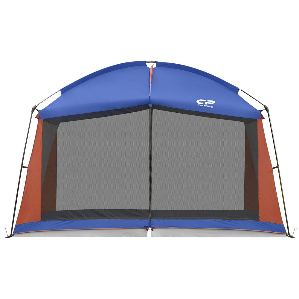 CAMPROS CP screen house 12x10 in backyard provides shade and airflow.