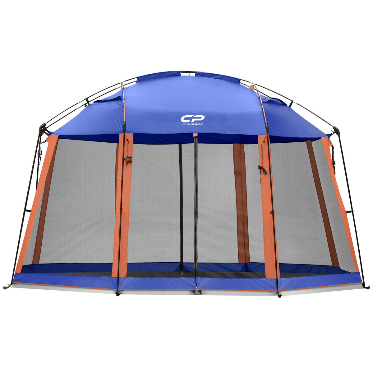 CAMPROS CP Screen House 13x13 setup on patio for shade and gatherings