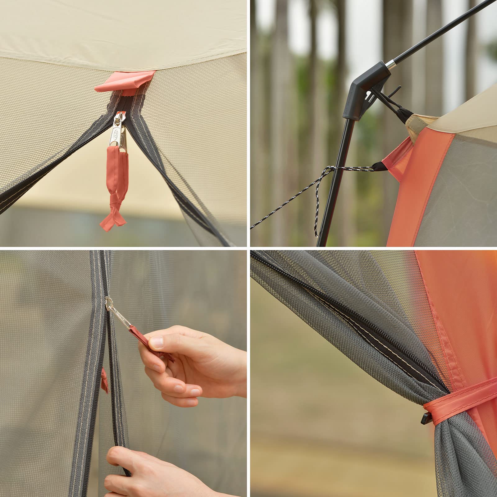 CAMPROS CP screen house ideal for patio shade and backyard gatherings