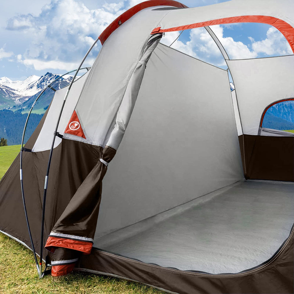 CAMPROS CP sealed seams and waterproof strip enhance weather resistance.