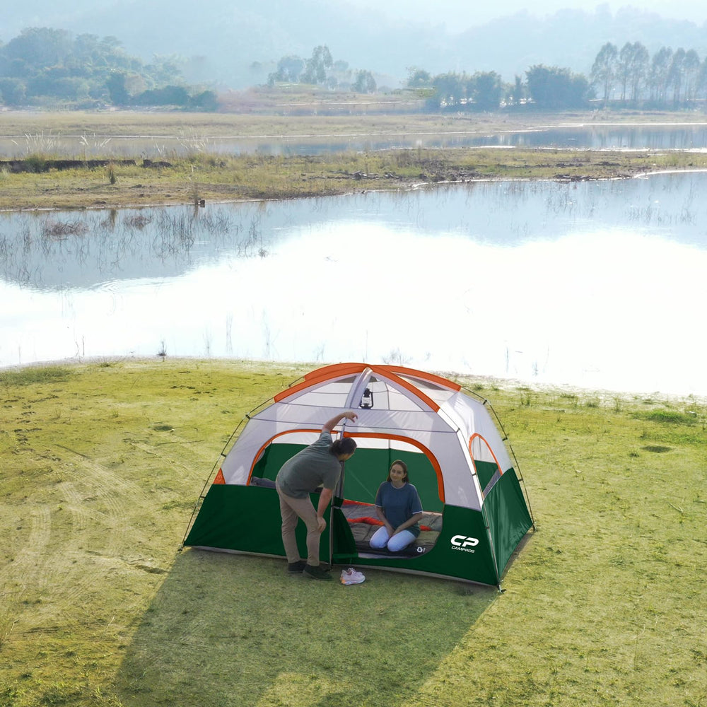 CAMPROS CP tent interior storage pockets keep small items organized.