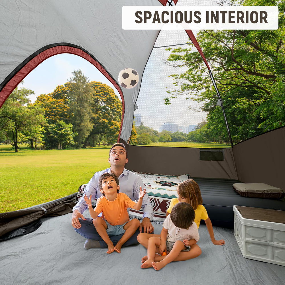 CAMPROS CP 72-inch center-height interior space enables standing comfort