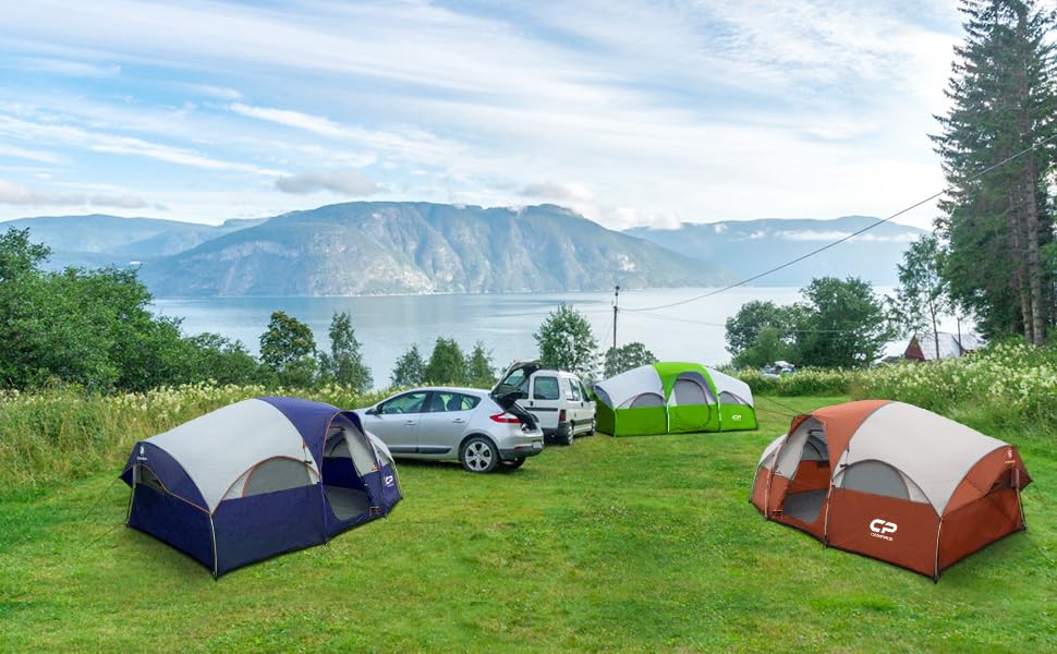 CAMPROS CP tent packed in carry bag for portable transport