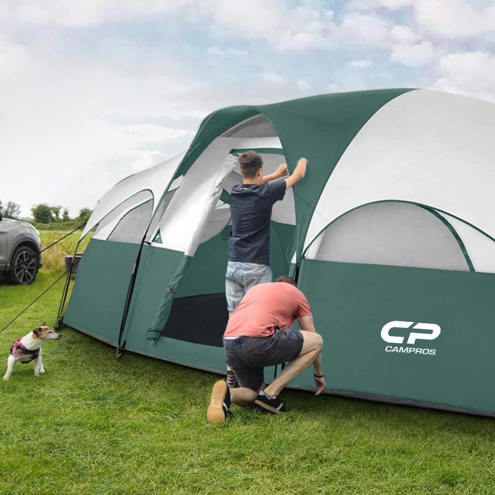 CAMPROS CP tent-8-person carry-bag shows portable transport and storage