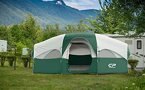 CAMPROS CP tent-8-person waterproof-seams ensure reliable rain resistance