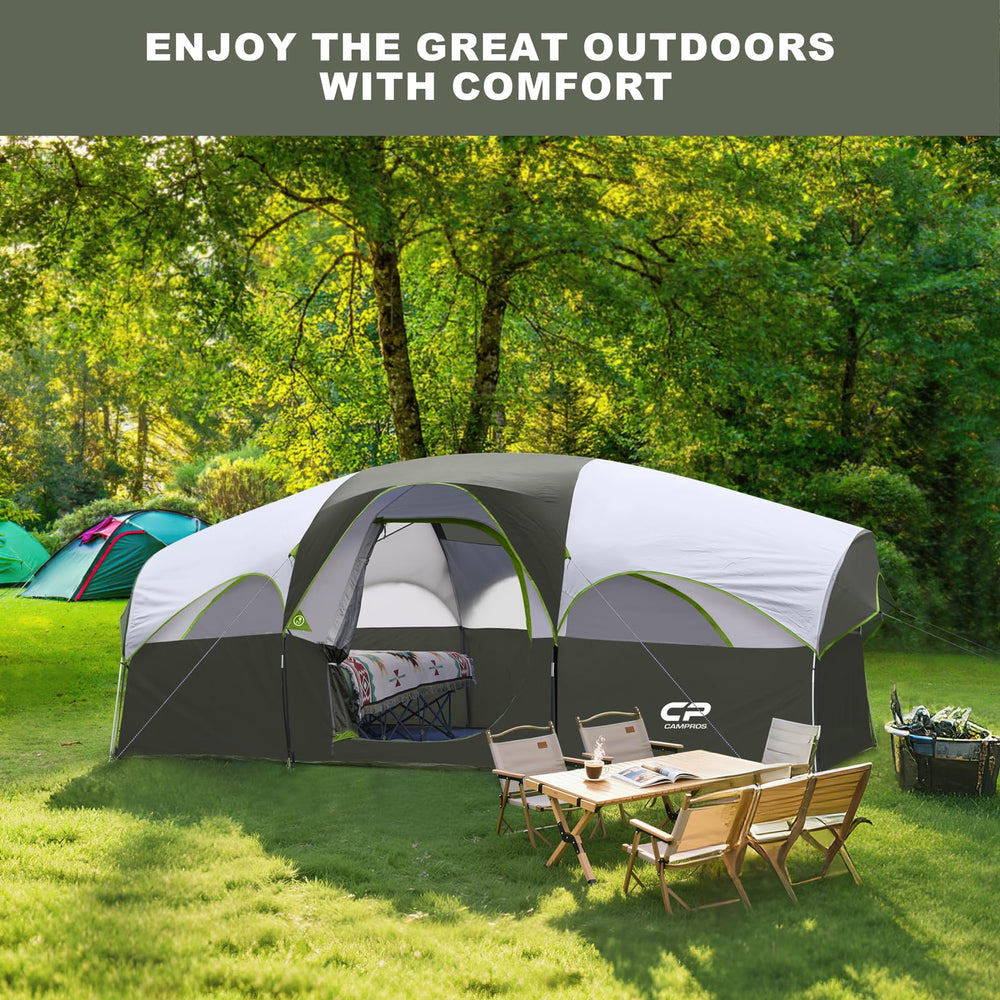 CAMPROS CP Tent double layer construction improves durability and weather resilience