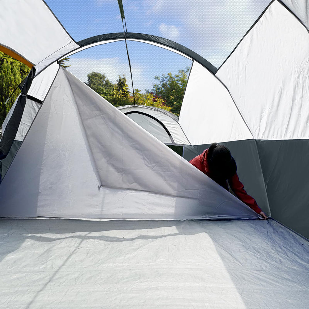 CAMPROS CP 8-person tent mesh ventilation top and doors for fresh air