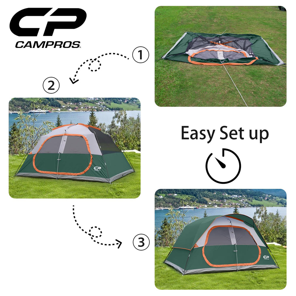 Campros CP tent carry bag makes transport and packing simple.