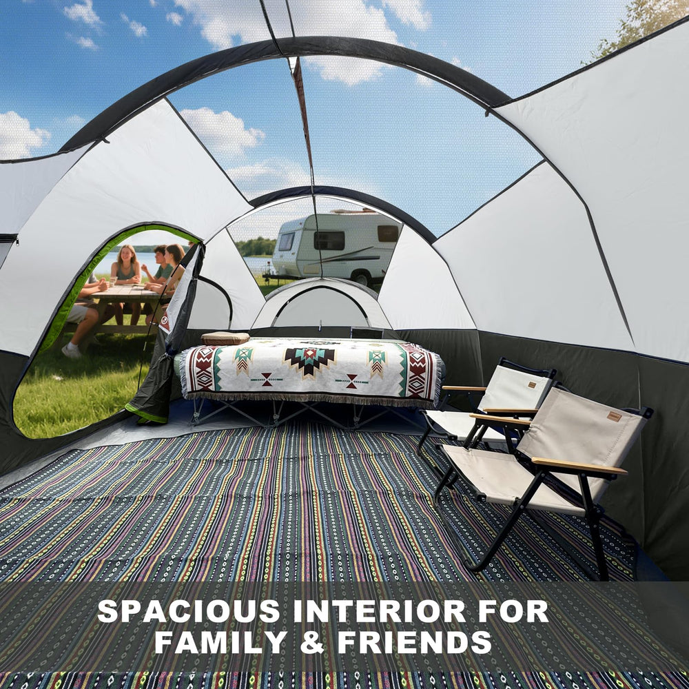 CAMPROS CP Tent weather protection with sealed seams for reliable rain resistance