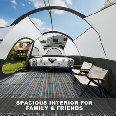 CAMPROS CP Tent weather protection with sealed seams for reliable rain resistance