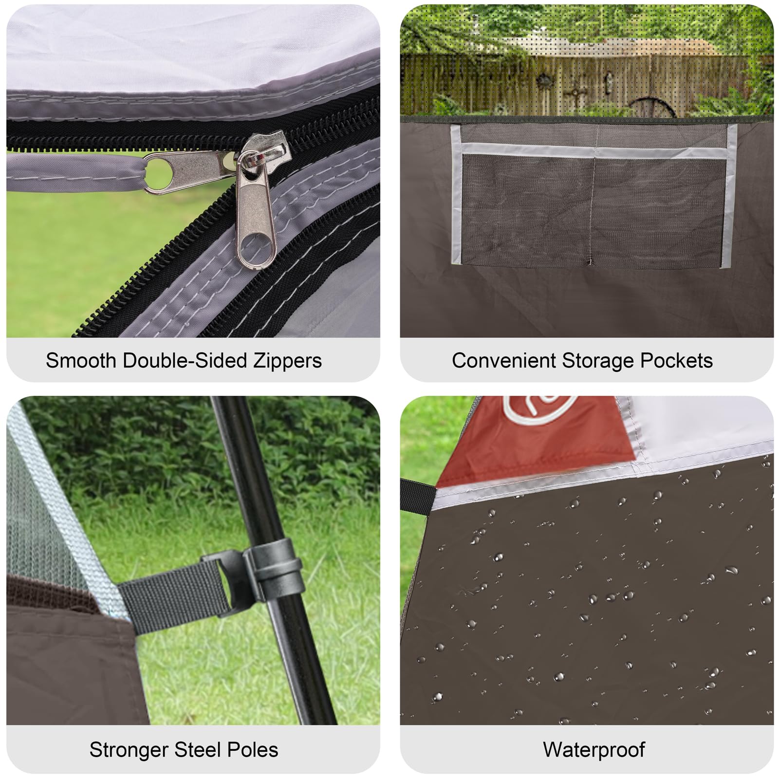 CAMPROS CP wide door entry eases moving gear in and out