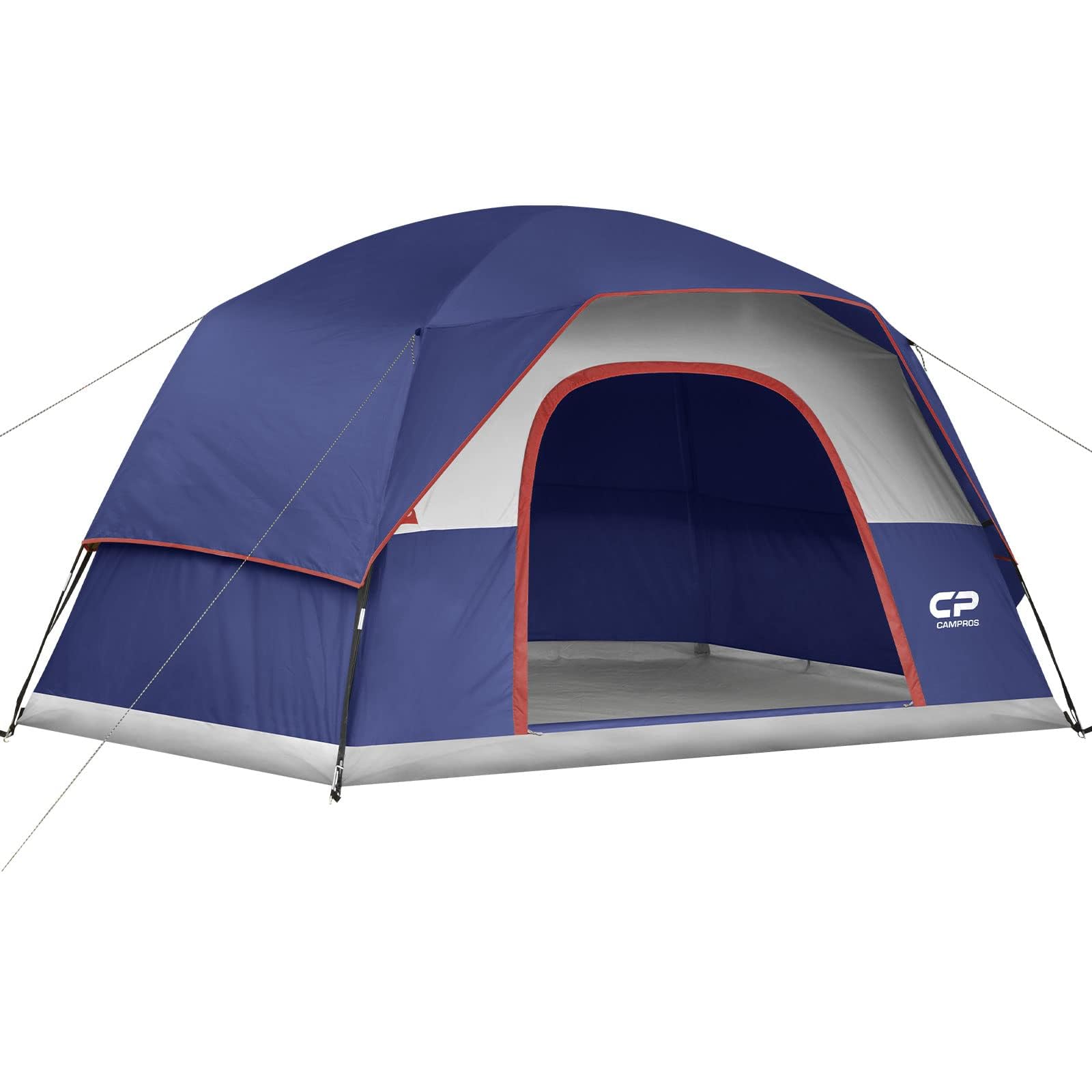 CAMPROS CP 6-person interior showing 72-inch height for comfortable standing and gear space