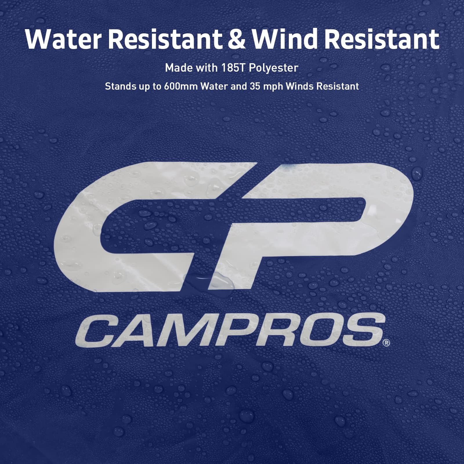 CAMPROS CP tent is ready for outdoor use with family camping and festivals