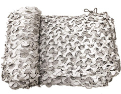 CamoSystems Premium Series camouflage net large snow-white mesh for rugged concealment outdoors