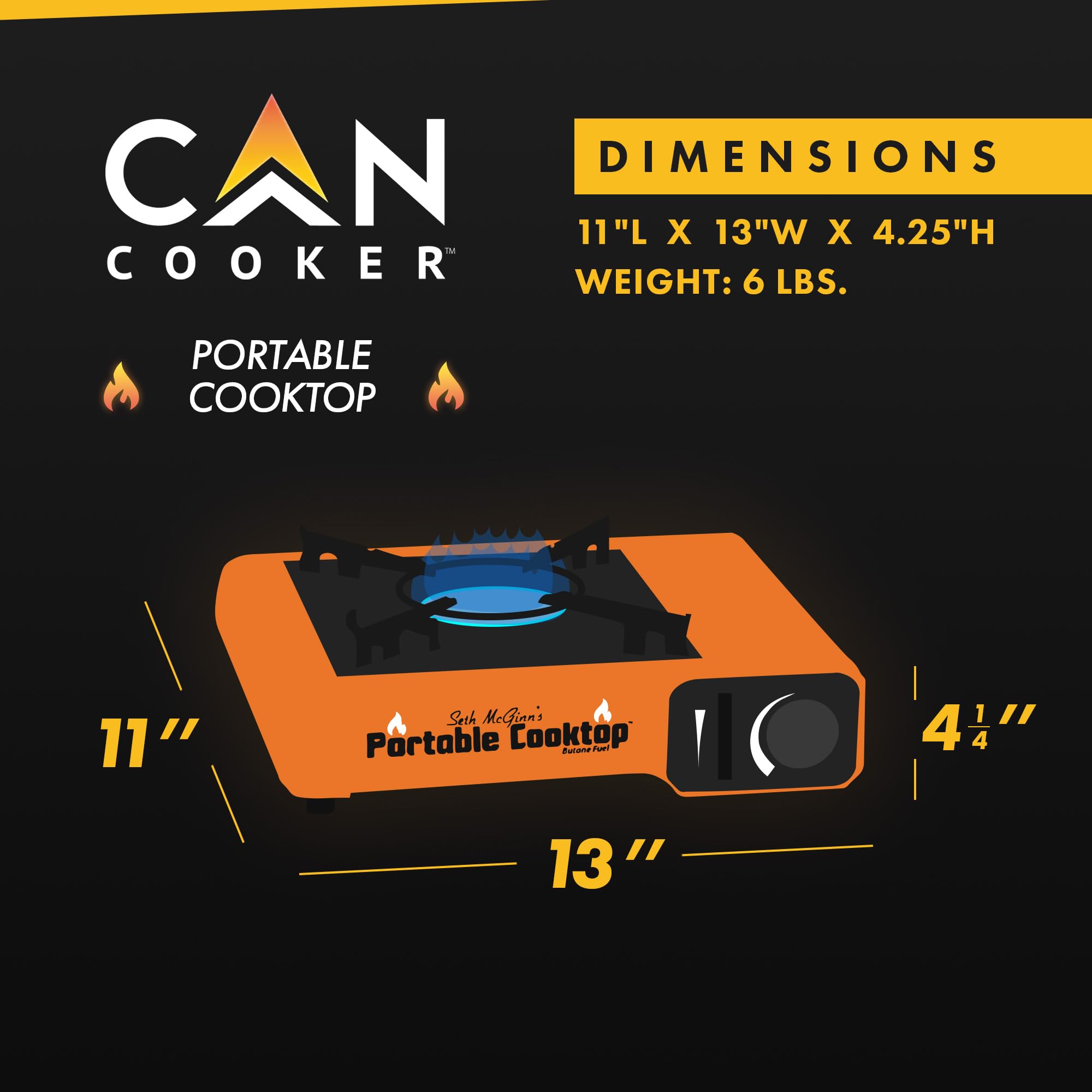 CanCooker burner at a tailgate demonstrates versatile outdoor cooking.