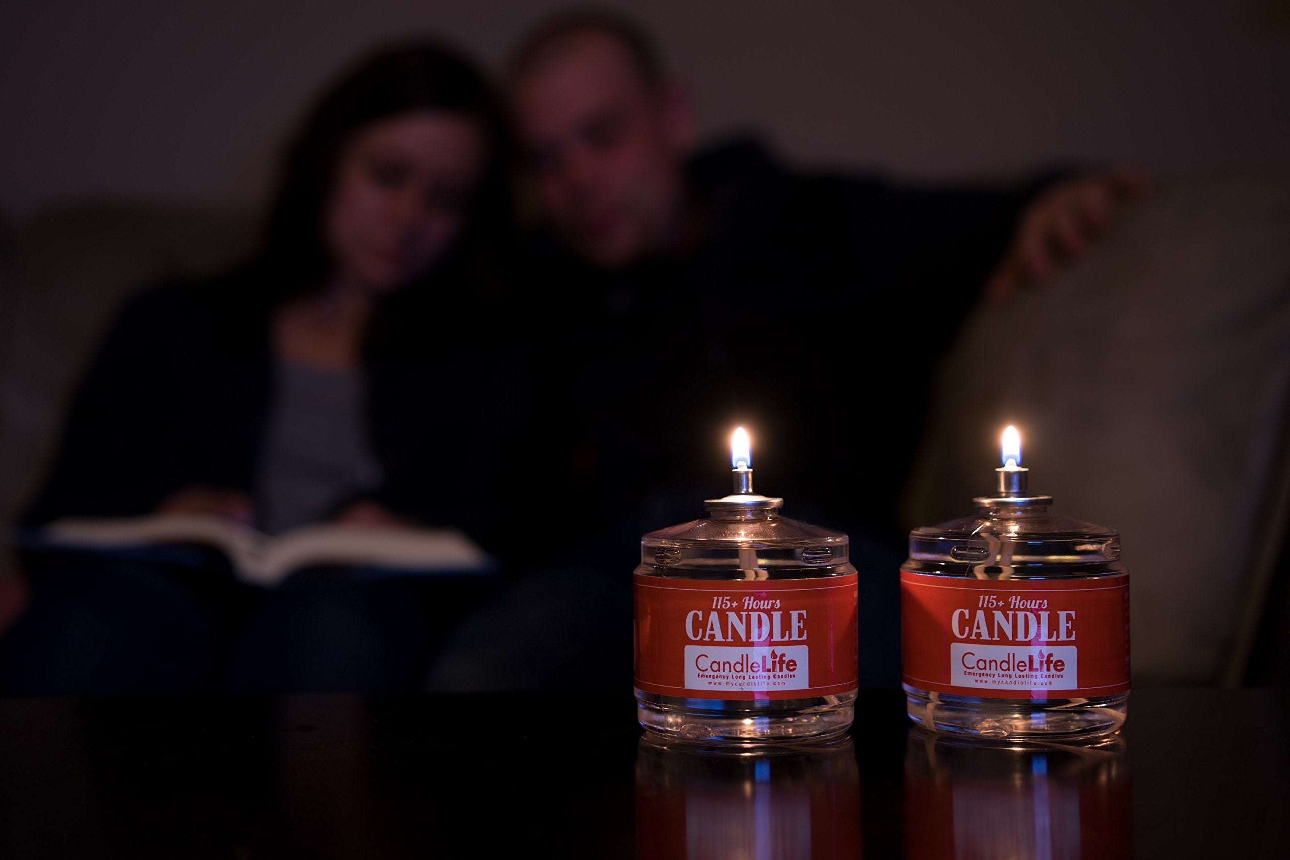CandleLife unscented emergency candle pack emphasizes safe, clean burn.