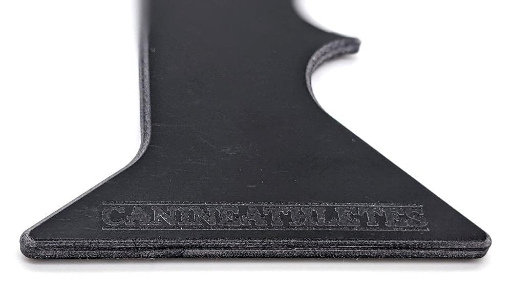 Canine Athletes Elite-HD break stick shows 5mm thin profile for precise control.
