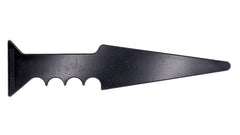 Canine Athletes Elite-HD break stick top view demonstrates durable polycarbonate design.