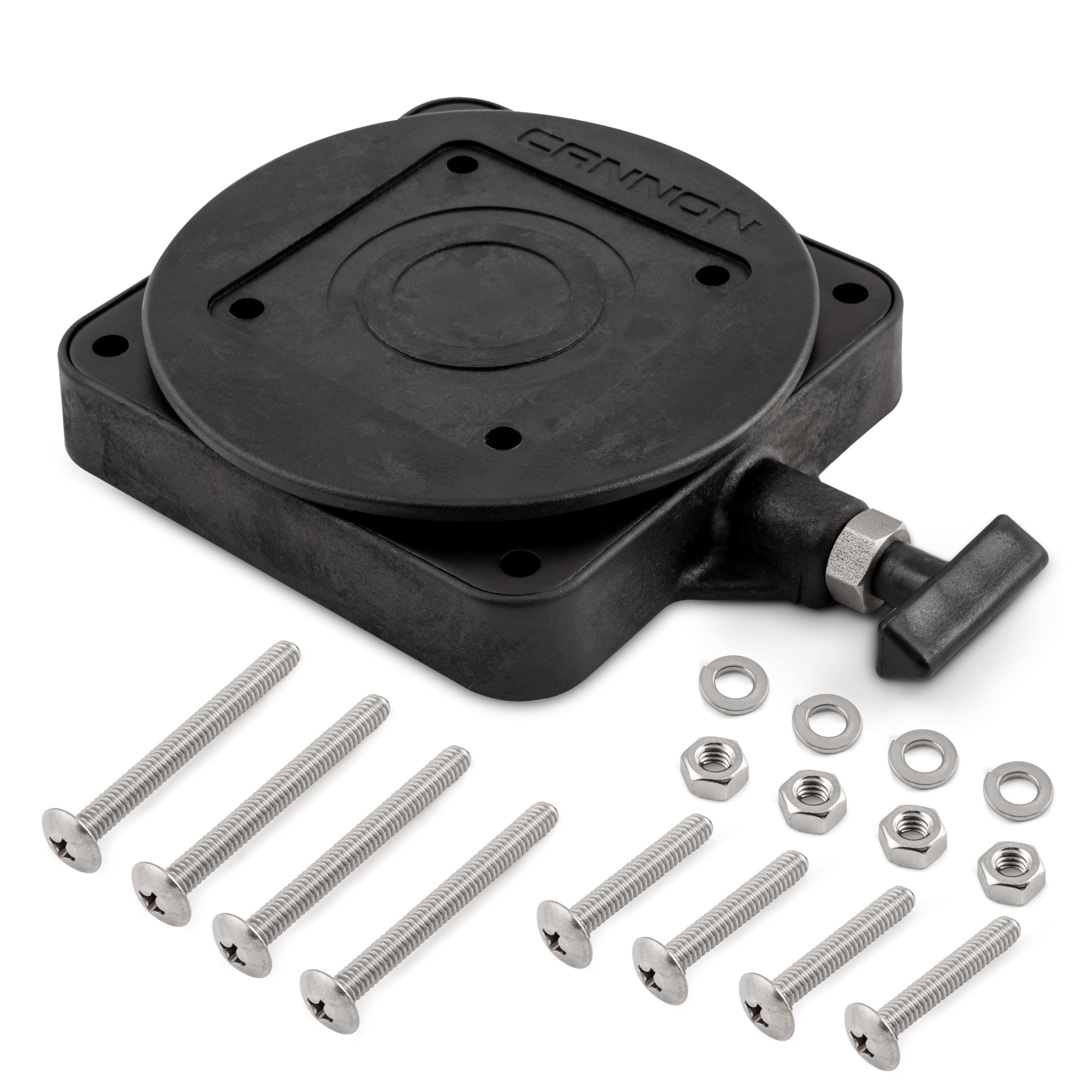 Cannon 2207003 black composite construction offers corrosion resistance.