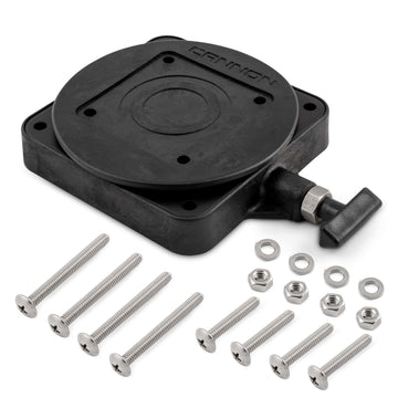 Cannon 2207003 black composite construction offers corrosion resistance.
