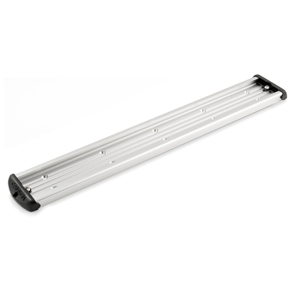 Cannon 24-inch stainless steel track provides durable, corrosion-resistant mounting for reliable downriggers.