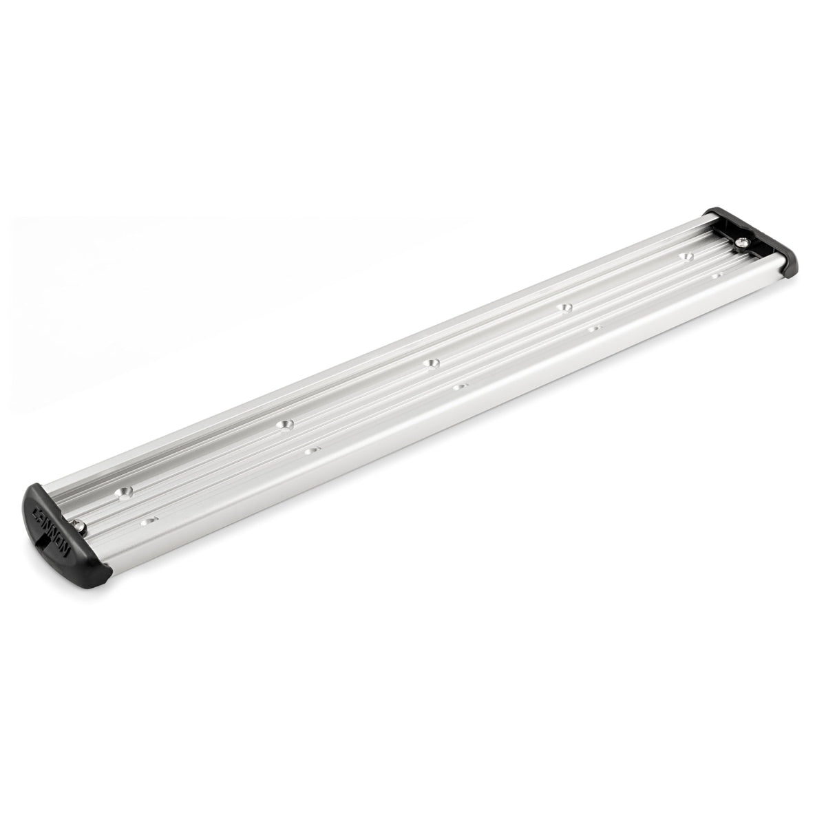 Cannon 24-inch stainless steel track provides durable, corrosion-resistant mounting for reliable downriggers.