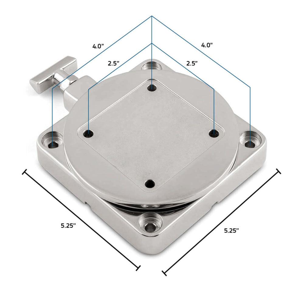 Cannon 316-grade stainless steel construction delivers strength and saltwater resistance.