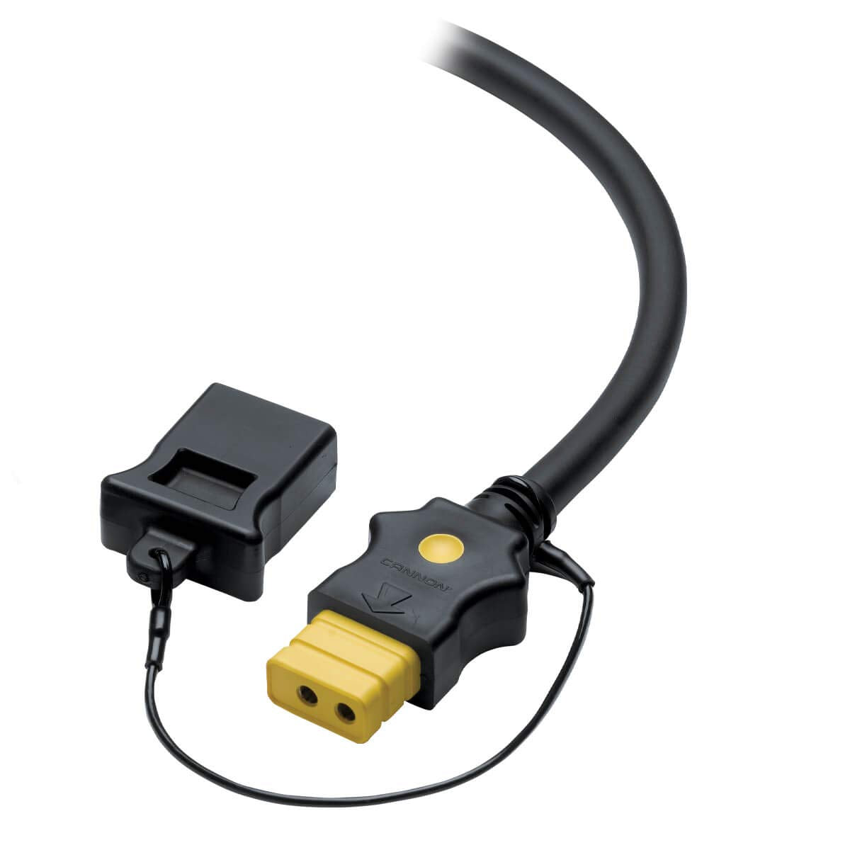 Cannon Battery End Cable for Downrigger with 3-foot reach for flexible installation.