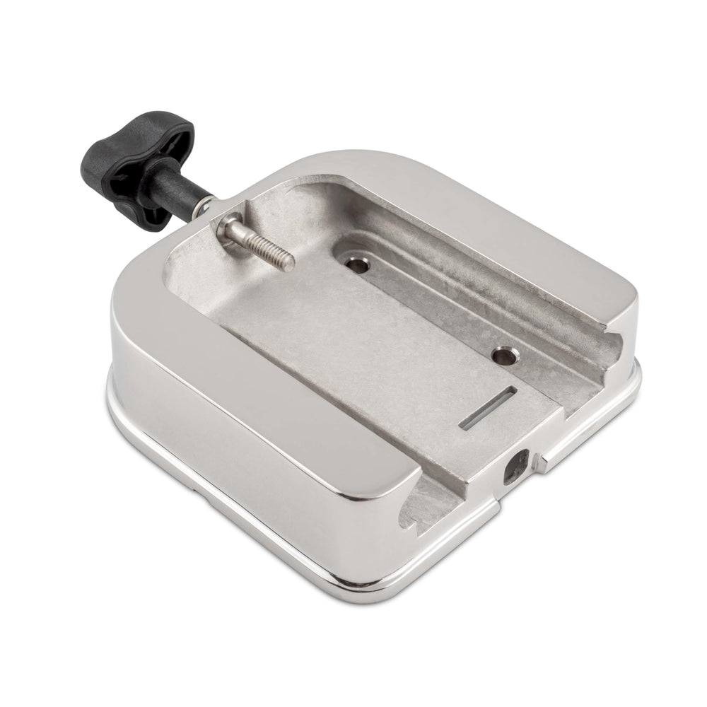 Cannon downrigger base assembly shows a robust, secure mounting platform.