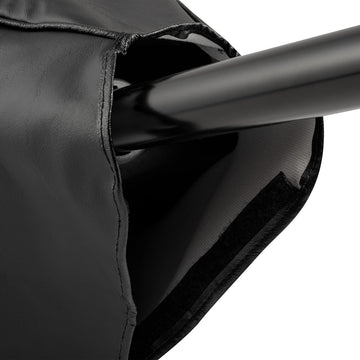 Cannon downrigger cover with secure-fit attachment stays in place during transport