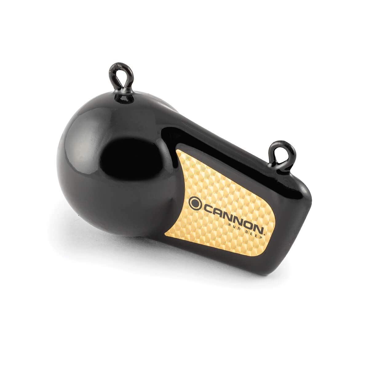 Cannon 8 lb vinyl-coated weight protects boat hull during trolling