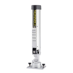 Cannon dual-axis rod holder demonstrates full 360-degree rotation for versatile fishing angles.