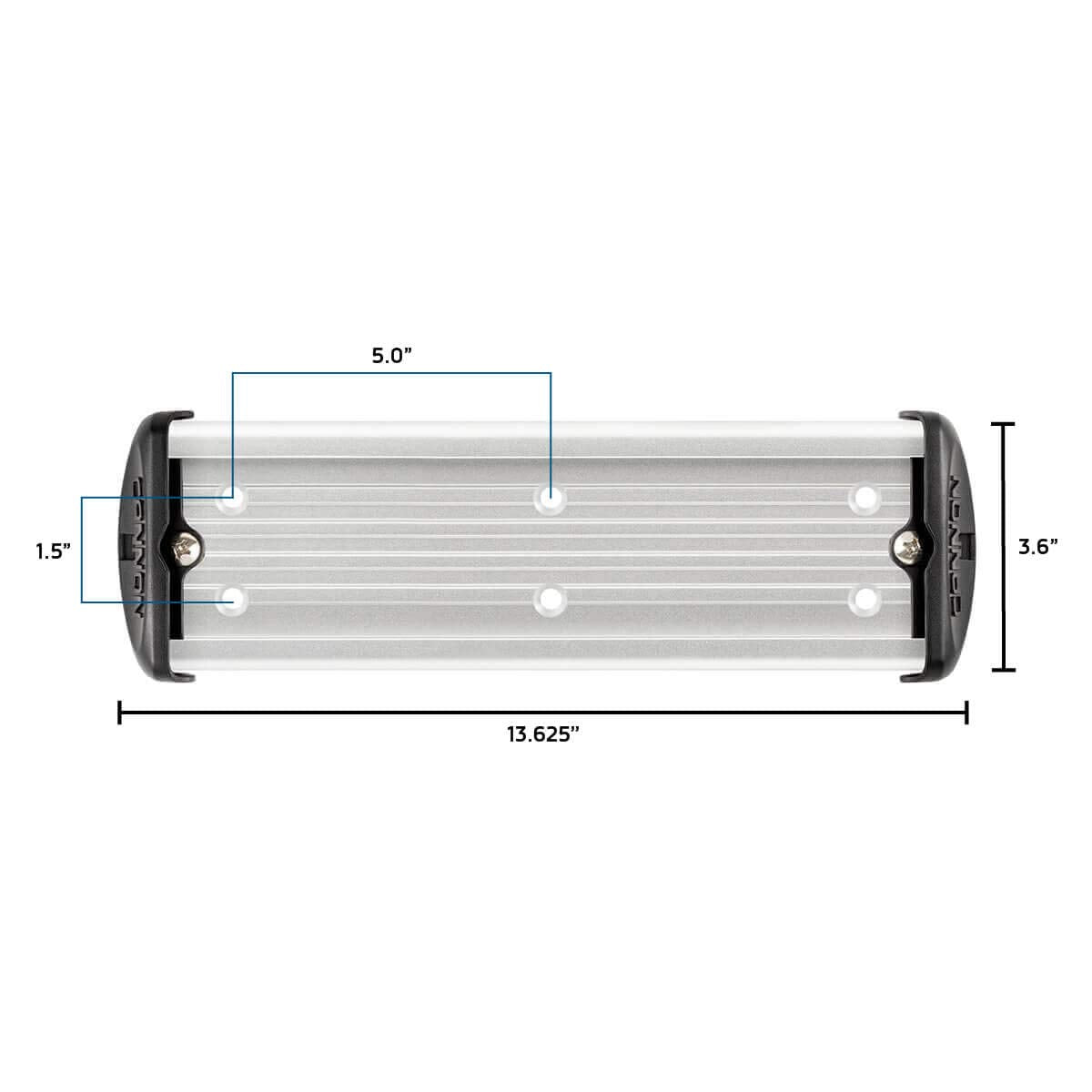 Cannon hardware included ensures fast, secure installation without extra purchases.