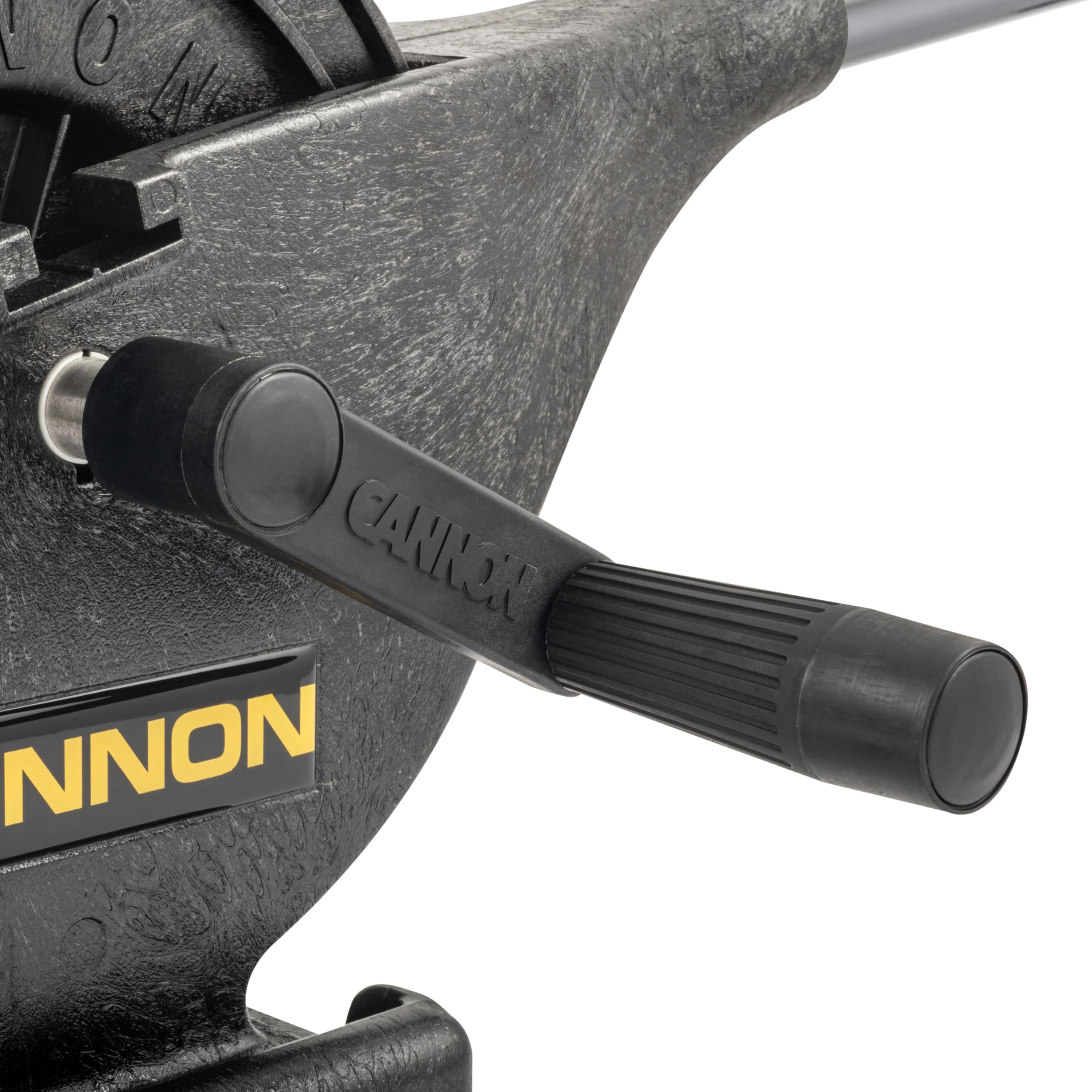 Cannon Lake Troll downrigger compact design fits smaller boats.