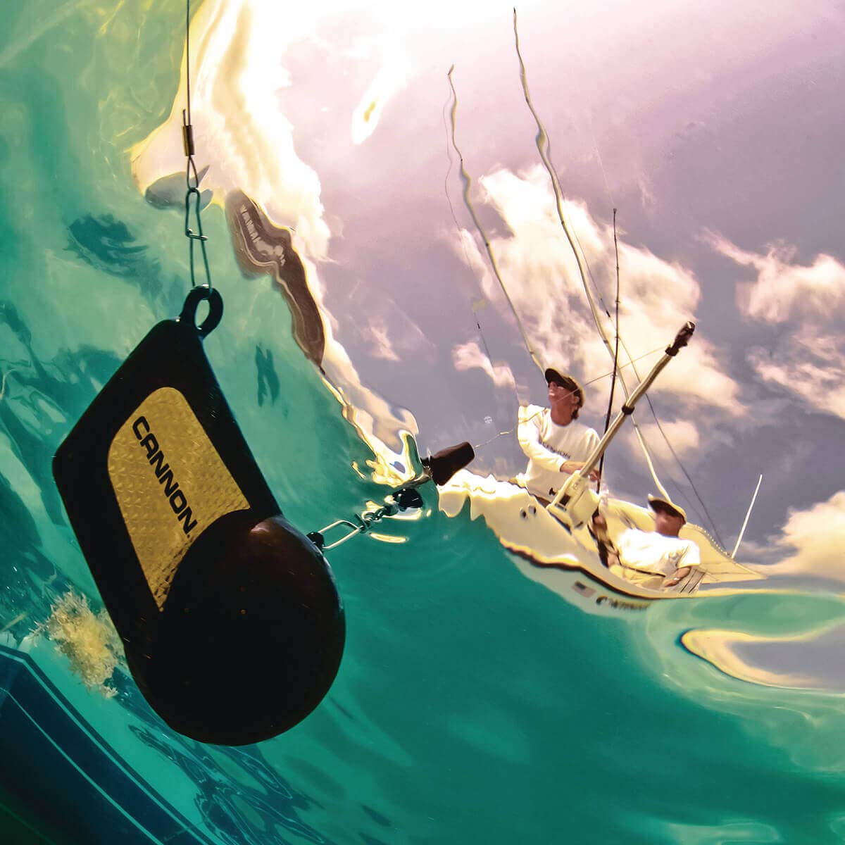 Cannon Line Terminator Downrigger Kit contents laid out, ready-to-fish with essentials.