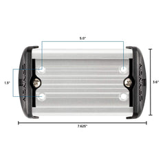 Cannon locked groove design preventing twisting during use