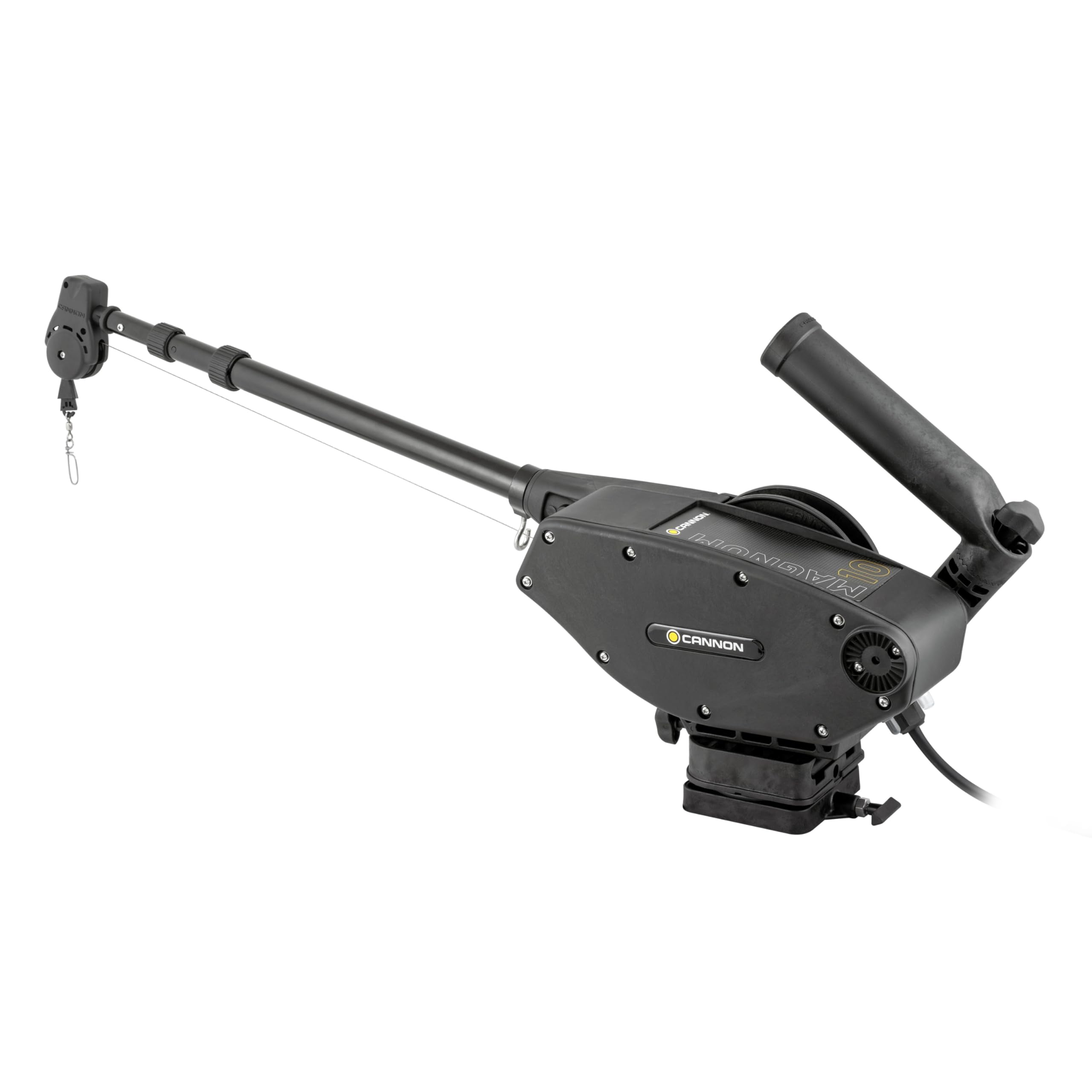 Cannon Magnum 10 boom extended to 24-53 inches for versatile depth control.