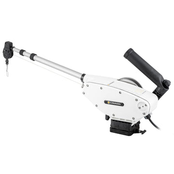 Cannon Magnum 10 TS auto-up feature in action for hands-free retrieval