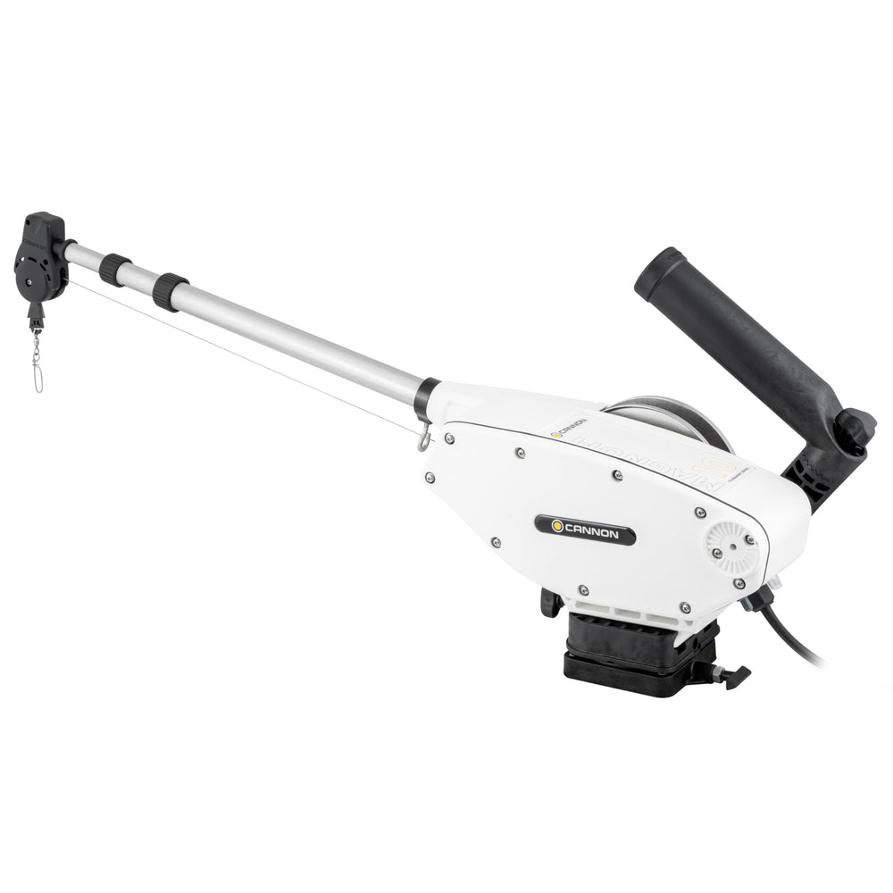 Cannon Magnum 10 TS auto-up feature in action for hands-free retrieval