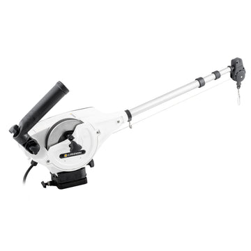 Cannon Magnum 10 TS downrigger setup shows rapid line deployment for anglers