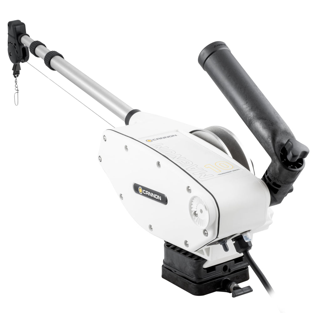 Cannon Magnum 10 TS low-profile swivel base enables secure console mounting