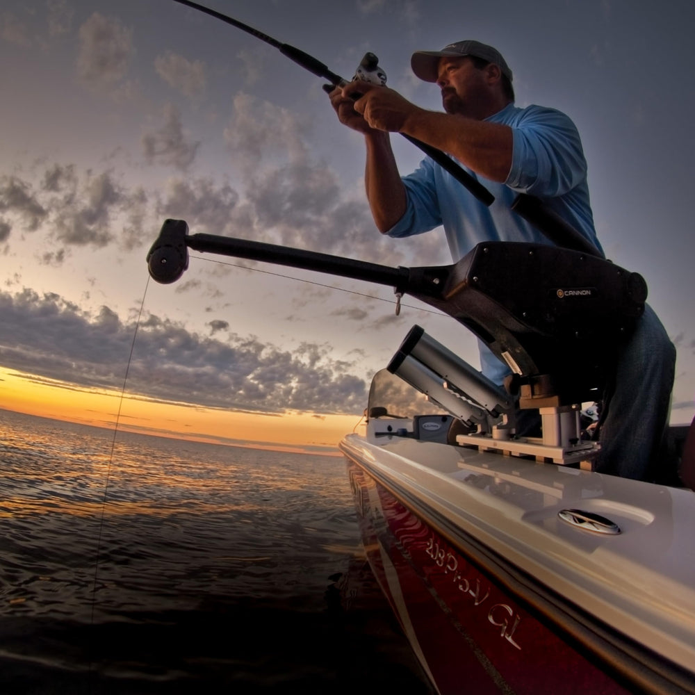 Cannon Magnum 5 20 lb weight capacity handles heavier lures.