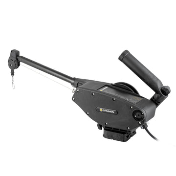 Cannon Magnum 5 with Short Stop safely retrieves weight at the waterline.
