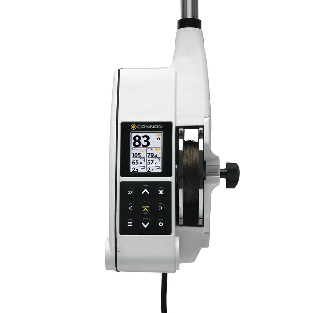 Cannon Optimum 10 TS downrigger depth cycle automates lifting and lowering between intervals.