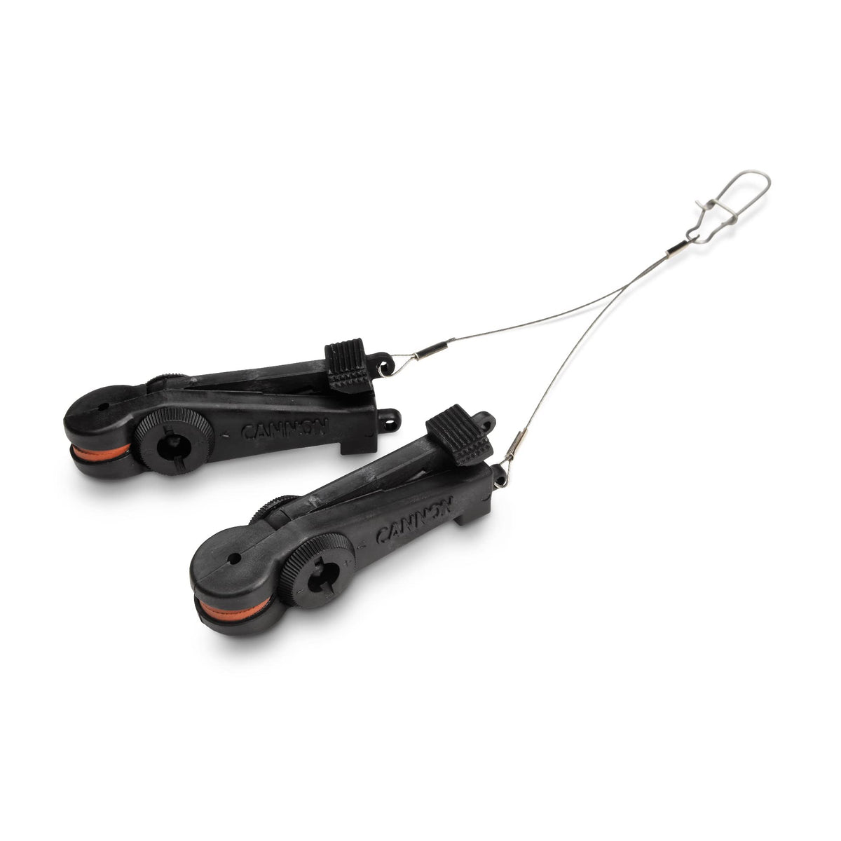 Cannon Optimum downrigger stack enables multi-depth trolling for wider fish coverage.