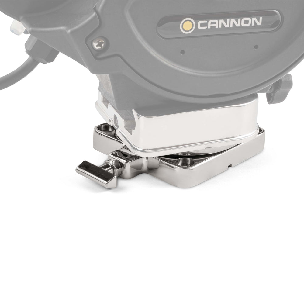 Cannon pre-drilled mounting holes allow quick, accurate setup.