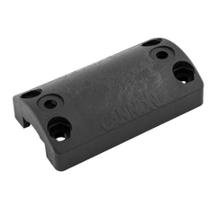 Cannon rail mount adapter side view showing secure clamp-on installation for boats.